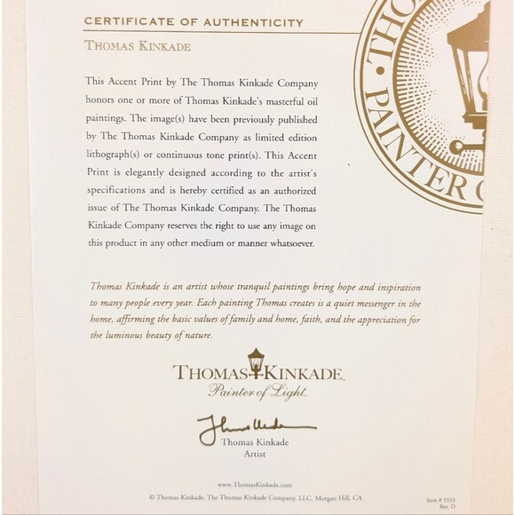 Thomas Kinkade Disney The Lion King 14" x 14" Gallery Wrapped Canvas Art - Picture 4 of 16